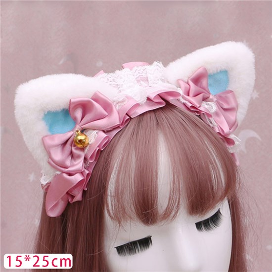 Cat Ear Hair Clip Hair Hoop Headband Lolita Cosplay