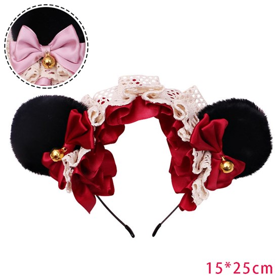 Bear Ear Hair Clip Hair Hoop Headband Lolita Cosplay