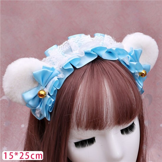 Bear Ear Hair Clip Hair Hoop Headband Lolita Cosplay