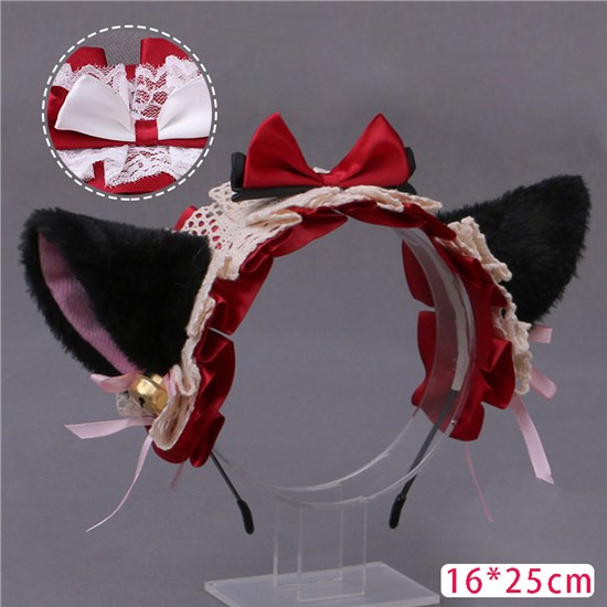 Cat Ear Hair Clip Hair Hoop Headband Lolita Cosplay
