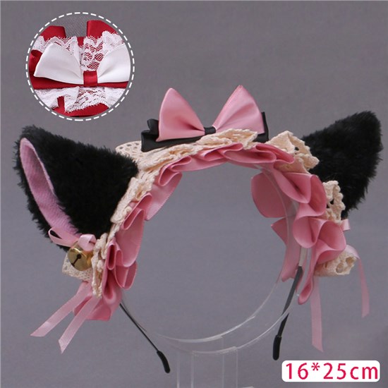 Cat Ear Hair Clip Hair Hoop Headband Lolita Cosplay
