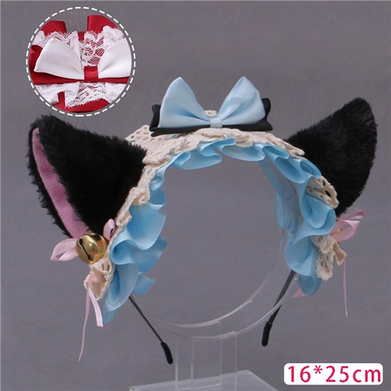 Cat Ear Hair Clip Hair Hoop Headband Lolita Cosplay