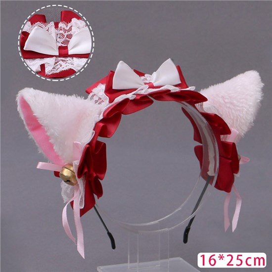 Cat Ear Hair Clip Hair Hoop Headband Lolita Cosplay