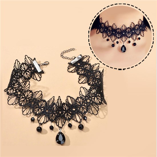Gothic Lolita Lace Necklace Choker