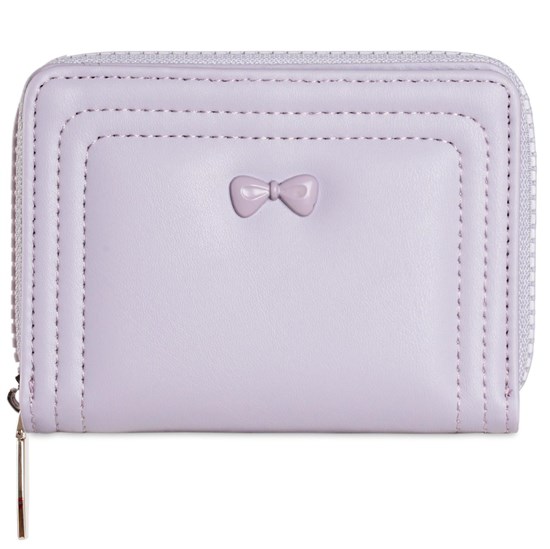 Lolita Lovely Bow Women Wallet with Card Holder Short Purse PU Leather Wallet