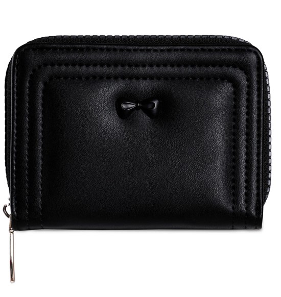 Lolita Lovely Bow Women Wallet with Card Holder Short Purse PU Leather Wallet