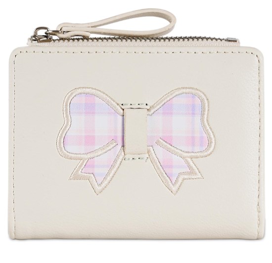 Cute Bow Sweet Girl Wallet with Card Holder Short Purse PU Leather Wallet