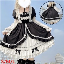 Japan Anime Cosplay Costume Lolita Gothic Dress 
