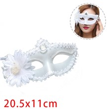 Gothic Masquerade Mask for Women Venetian Party Prom Ball Plastic Mask