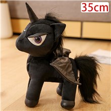 Gothic Unicorn Stuffed Soft Plush Doll Animal Toy