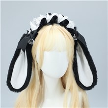 Lolita Animal Rabbit Ear Hair Clip Hair Hoop Headband Cosplay