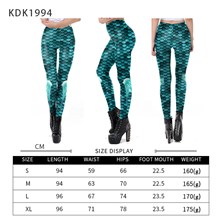 Mermaid Women's Printed Leggings Yoga Pants