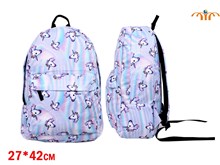 Anime Unicorn Canvas Backpack Bag 
