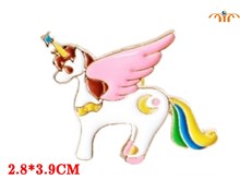 Anime Unicorn Alloy Badge Pin