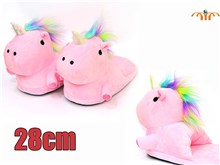Anime Pink Unicorn Plush Slipper