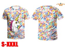 Anime Unicorn Short Sleeve T Shirt