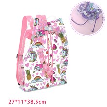 Unicorn Transparent Backpack Bag