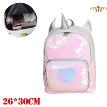 Anime Unicorn PU Leather Backpack Bag