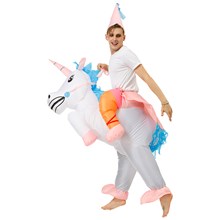 Unicorn Adult Inflatable Costume Unicorn Halloween Blow up Costumes