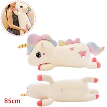 Unicorn Stuffed Animal, Soft Unicorn Plush Hugging Pillow Toy Gifts for Kids