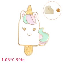 Cute Cartoon Unicorn Enamel Pin Brooch