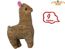 Animal Alpaca Brown Plush Doll