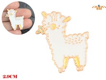 Anime Alpaca Badge Pin
