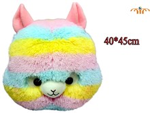 Anime Rainbow Alpaca Pillow