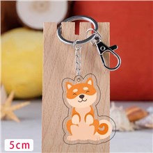 Shiba Inu Acrylic Keychain Puppy Keychain