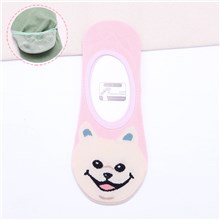 Shiba Inu Women Cute No Show Liner Socks for Flats Slip on Shoes Invisible Hidden Low Profile for Boat Shoe