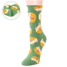 Shiba Inu Womens Dog Socks Cute Animal Cotton Ankle Sock Funny Colorful Novelty Sox Women Gift