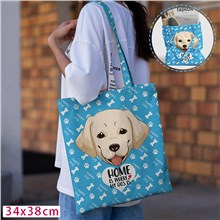 Labrador Canvas Shoulder Bag Shopping Bag