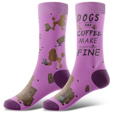 Novelty Poodle Socks Funny Pet Dog Socks
