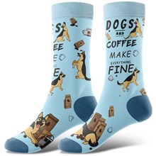 Novelty Cotton German Shepherd Dog Socks Funny Animal Socks