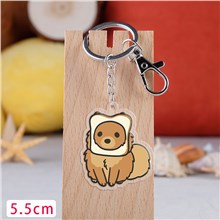 Cute Dog Acrylic Keychain Puppy Keychain