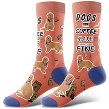 Novelty Golden Retriever Socks Funny Pet Dog Socks
