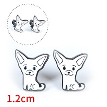 Chihuahua Cartoon Alloy Earring Ear Clip