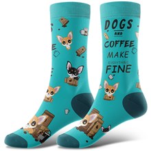 Novelty Chihuahua Dog Socks Funny Animal Socks