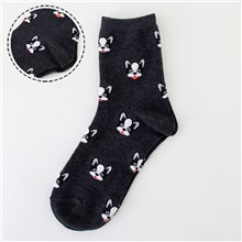 French Bulldog Womens Dog Socks Cute Animal Cotton Ankle Sock Funny Colorful Novelty Sox Women Gift