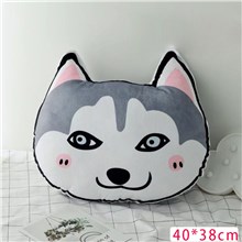 Siberian Husky  Plush Hugging Pillow Pet Shaped Pillow