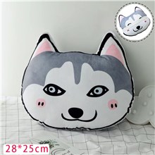 Funny Siberian Husky Super Soft Car Neck Pillow