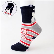 Siberian Husky Womens Dog Socks Cute Animal Cotton Ankle Sock Funny Colorful Novelty Sox Women Gift