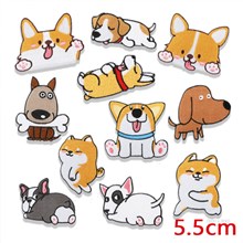 Cute Cartoon Dogs Patch Animals Embroidery Patches Sew On or Iron On Patches