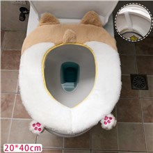 Corgi Butt Fluffy Toilet Seat Cover