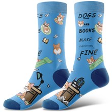Novelty Corgi Dog Socks Funny Animal Socks