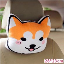 Funny Akita Dog Super Soft Car Neck Pillow