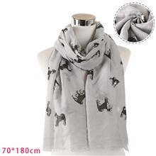 Beagle Dogs Scarf for Women Head Wrap Scarves 