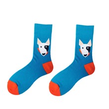 Bull Terrier Funny Men Novelty Socks