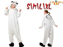 Cartoon Polar Bear Kigurumi Onesie Cosplay Animal Jumpsuit Costume