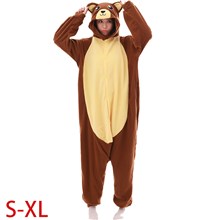 Cartoon Bear Adult Kigurumi Onesie Cosplay Animal Jumpsuit Costume